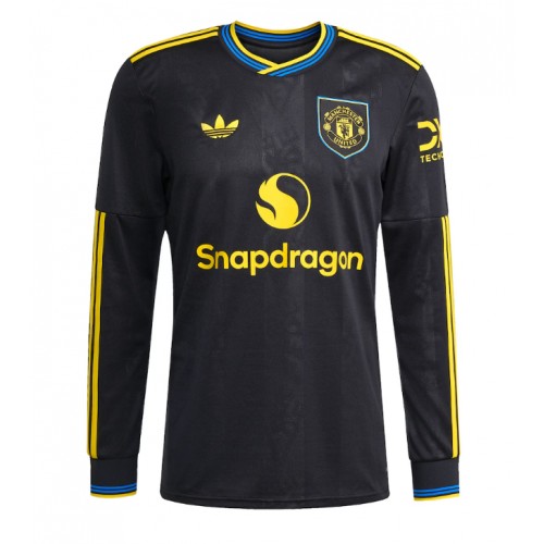 Stroje piłkarskie Manchester United Koszulka Trzeciej 2025-26 Długi Rękaw
